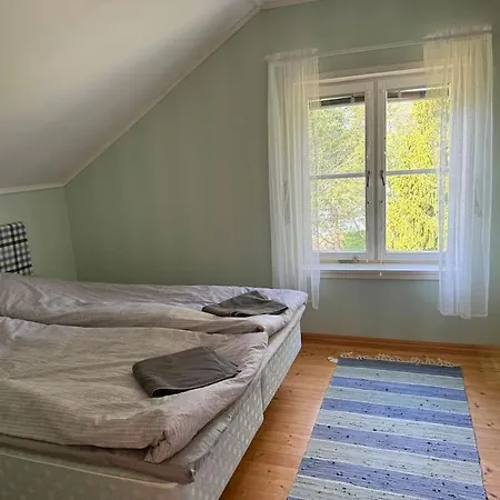 Chalet Majas Backe On A Island With Boat Hammarland