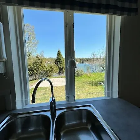 Majas Backe On A Island With Boat Alpstuga Hammarland
