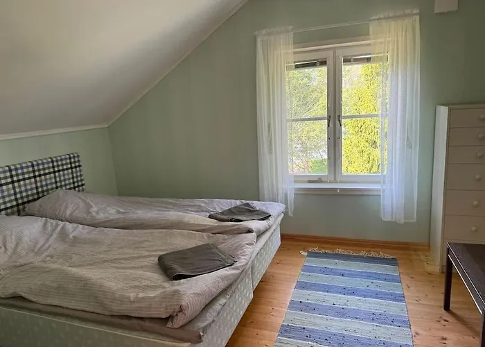 Шале Majas Backe On A Island With Boat Hammarland